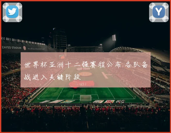 世界杯亚洲十二强赛程公布 各队备战进入关键阶段